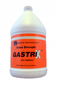 A bottle with handle. Fill with Gastrix it work great for horse stomachs.
