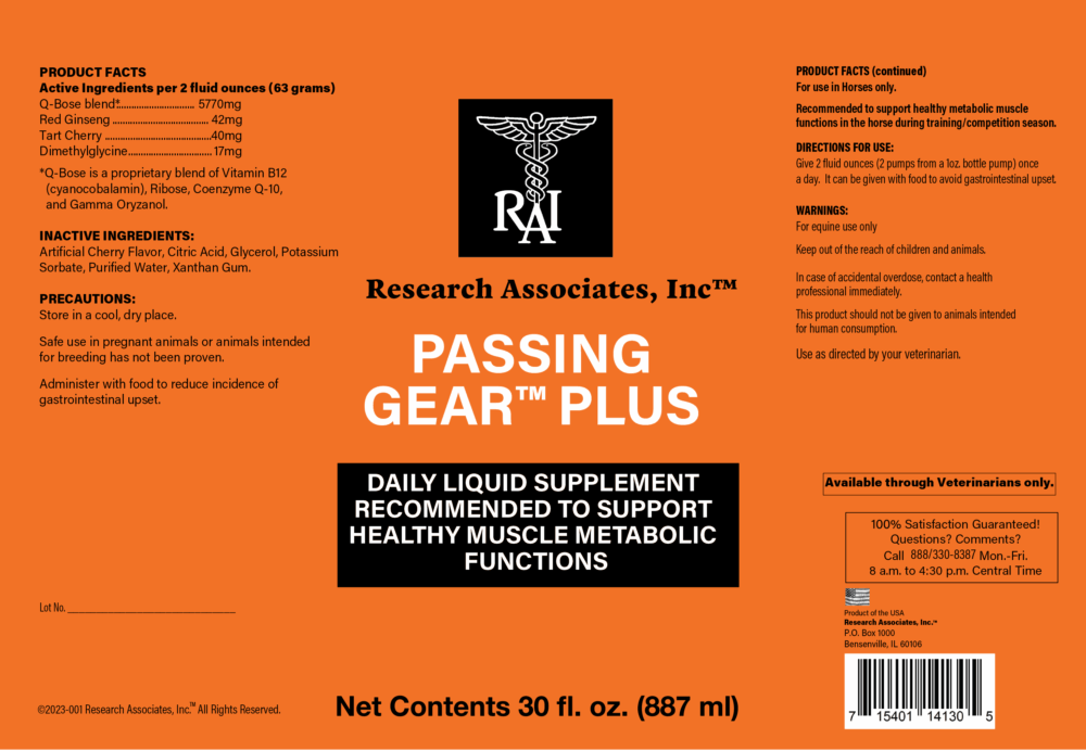 Passing Gear Plus 30oz Label 2023