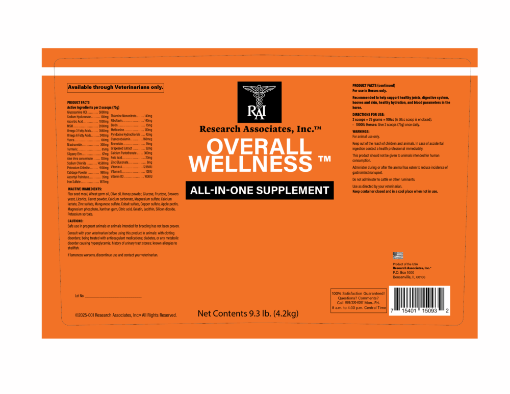 Overall Wellness 9.3lb Label 2025